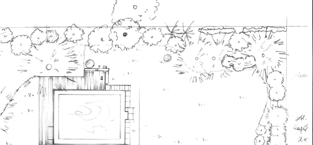 Rund um den bestehenden Pool sollte ein Spieleparadies für die Kinder und Entspannungsbereich für die Eltern entstehen. Ein Ort, an dem die Familie zusammenfindet und gemeinsam Zeit verbringen kann.

Der Garten sollte individuell, detailverliebt, blütenreich sein und frisches Obst hervorbringen, damit die kleinen Naschkatzen eigens angebaute Leckereien pflücken können.

Bereits im Herbst 2015 begannen die Gespräche und die Planungen, sodass nach dem Winter im März / April 2016 die Arbeiten begannen. Zu Beginn wurden Wurzeln entfernt und Leitungen und Kabel verlegt. Wege wurden geschaffen und gepflastert, Sitzplätze gestaltet und die Voraussetzungen für das Spiel- und Entdeckungsparadies hergestellt.

Die Bauherren finden folgende Worte für unsere Arbeit und Leidenschaft: „Selbst zum Teil anhaltender Regen hielt Ihre Mitarbeiter nicht davon ab, den geplanten Fertigstellungstermin einzuhalten. Es war immer wieder eine Freude von der Arbeit nach Hause zu kommen und das neu Entstandene zu beobachten. Pünktlich zum Frühjahrsbeginn konnten dann die Arbeiten abgeschlossen werden und wir konnten unsere erste Familienfeier im neu gestalteten Garten durchführen. Alle waren begeistert. Nun sind die ersten Monate vergangen. Überall blüht es in den unterschiedlichsten Farben. Das erste Obst und Gemüse konnte geerntet werden und wir haben bereits viele Stunden der Erholung auf unserem Grundstück genießen können. Die Kinder nutzen den Rundweg als Rallye-Strecke mit ihren Tretautos und stellen Rundenrekorde auf. Wir möchten uns an dieser Stelle noch einmal ganz herzlich für Ihr Engagement und die tolle Arbeit bedanken. Aus heutiger Sicht würden wir jeder Zeit wieder ein derartiges Projekt mit Ihnen realisieren.“

Wir wünschen den Bauherren immer glücklich tobende Kinder und Zeit, das Familienleben zu genießen!
