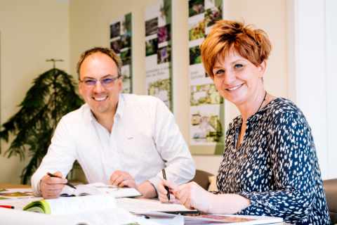 Peggy und Marco Theim der Firma Gartengestaltung Marco Theim